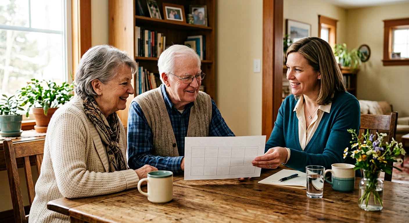 Care planning conversation at home